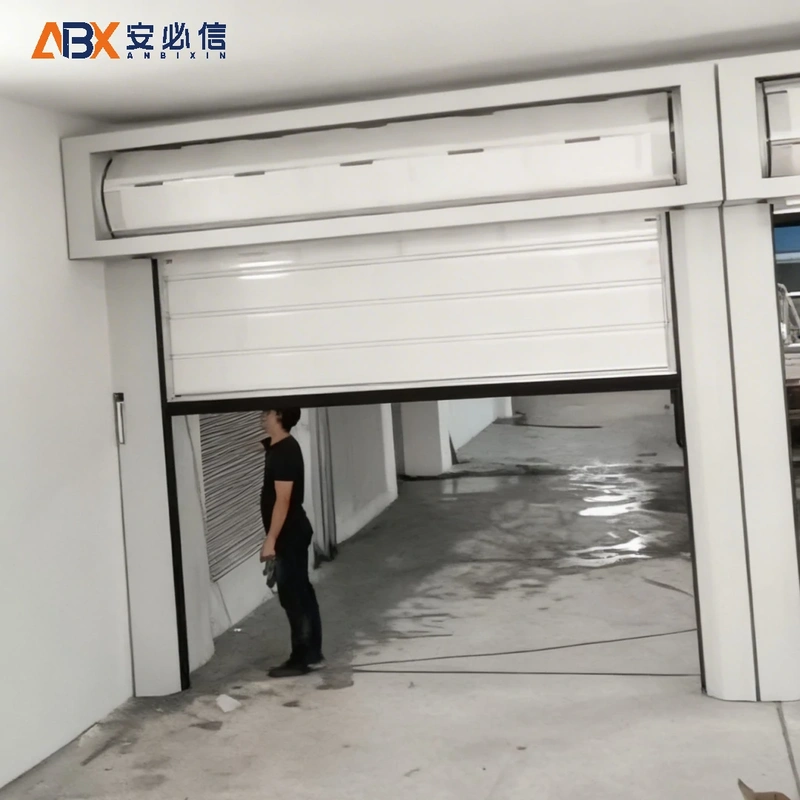 白银金属快速门